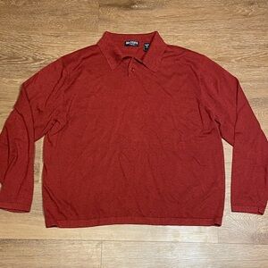 Brandini Men's Red Long Sleeve Shirt